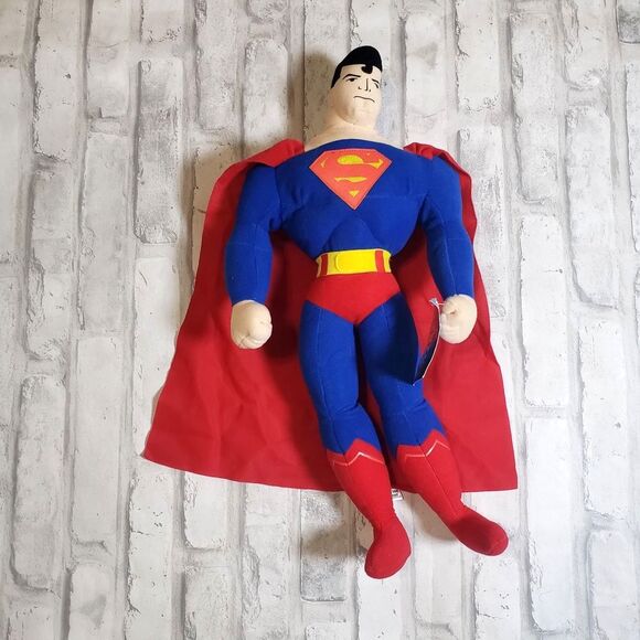 NWT Superhero Superman Plush With Red Cap - Picture 1 of 3